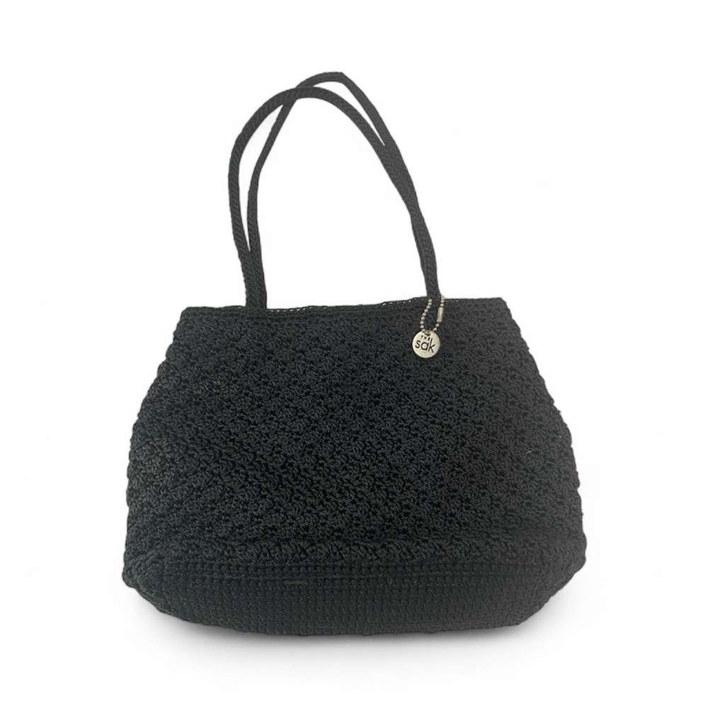 The Sak Black Textured Tote Bag